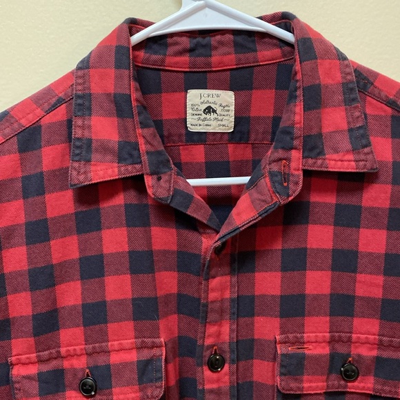 Women’s Vintage J. Crew Buffalo Check flannel - Picture 3 of 4